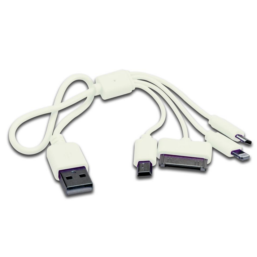 4in1-Ladekabel 5 Farben sortiert
