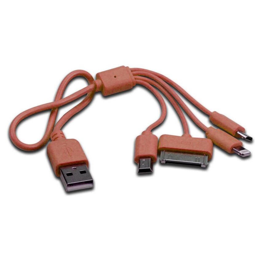 4in1-Ladekabel 5 Farben sortiert