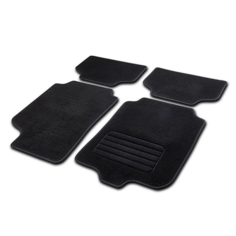 Automatten-Set 'Premium' schwarz/grau 4-teilig