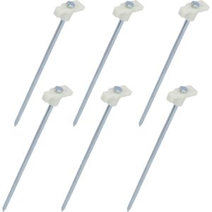 Zeltheringe fluoreszierend 24 cm, 6 Stück