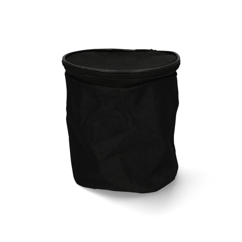 Wäscheklammerbeutel mit Karabiner schwarz