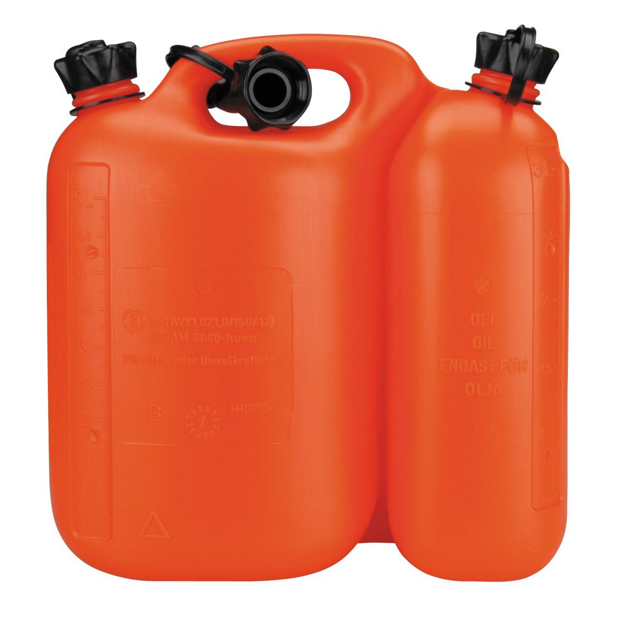 Doppelkanister Kunststoff orange, 5,5 l / 3 l + product picture
