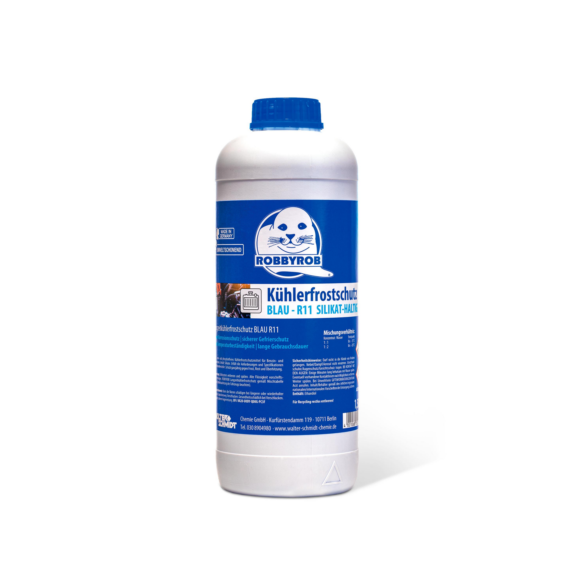 Kühlerfrostschutz 'Robbyrob' blau 1,5 l + product picture