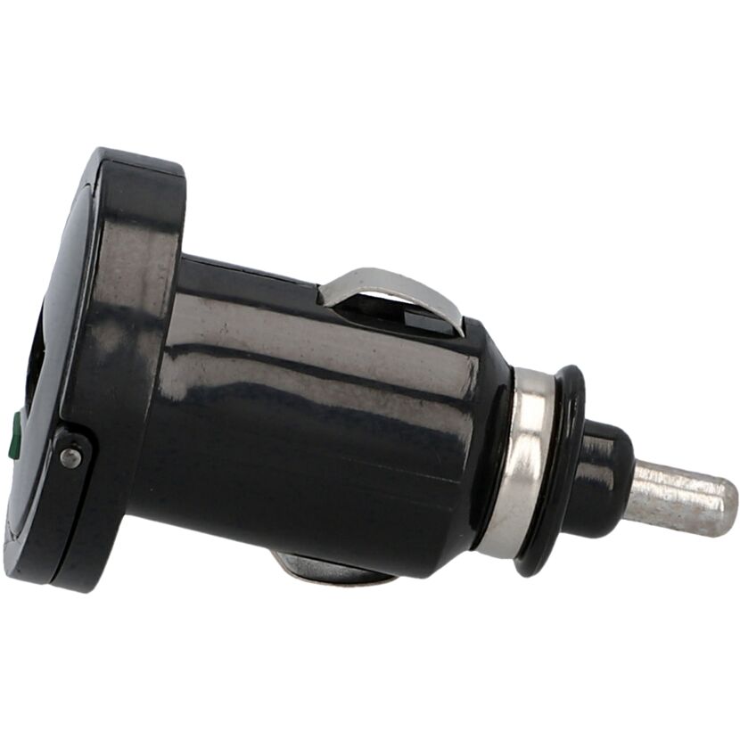 Schwarzer USB-Ladestecker für Kfz