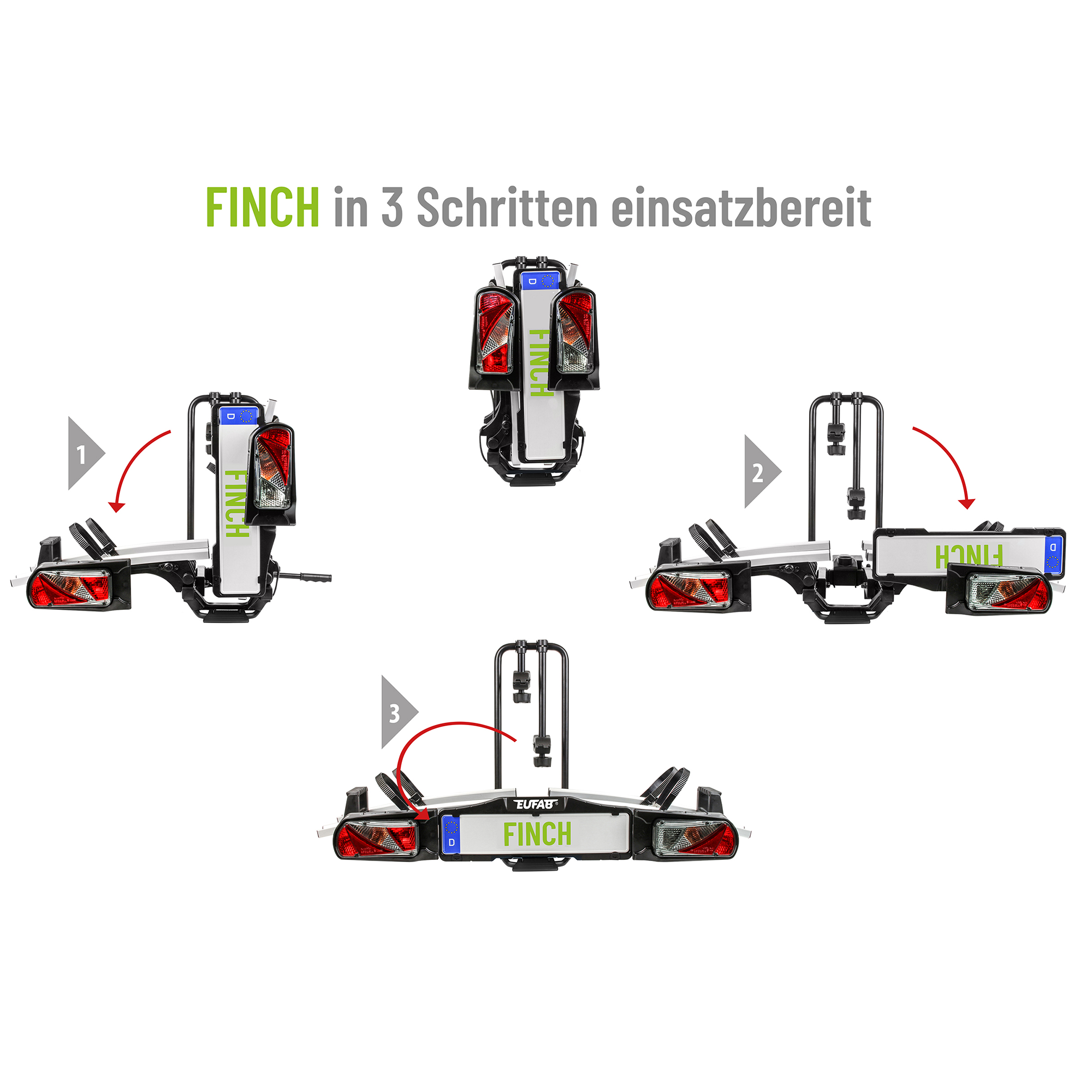 Fahrradträger 'Finch' für 2 Fahrräder