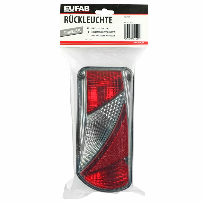 Universal Rückleuchte für Fahrradträger links