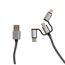 Multi-Ladekabel 3-in-1 mehrfarbig 1 m