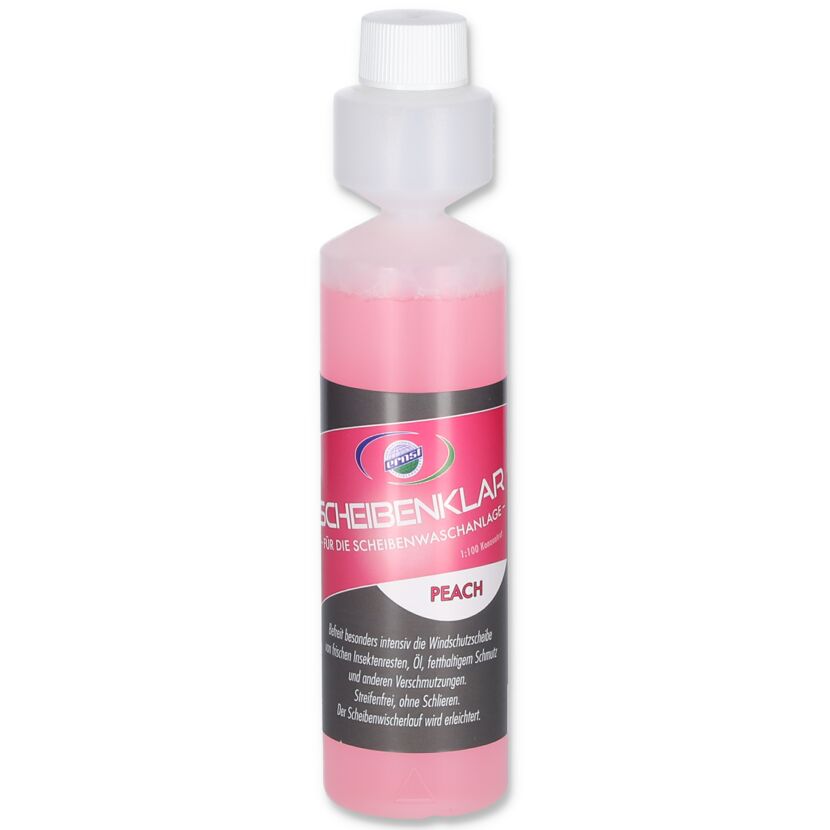 Scheibenklar Konzentrat, Peach, 250 ml Flasche