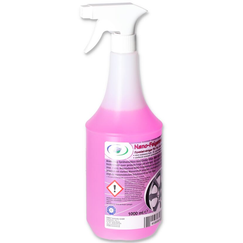 Nano-Felgenreiniger in Sprühflasche