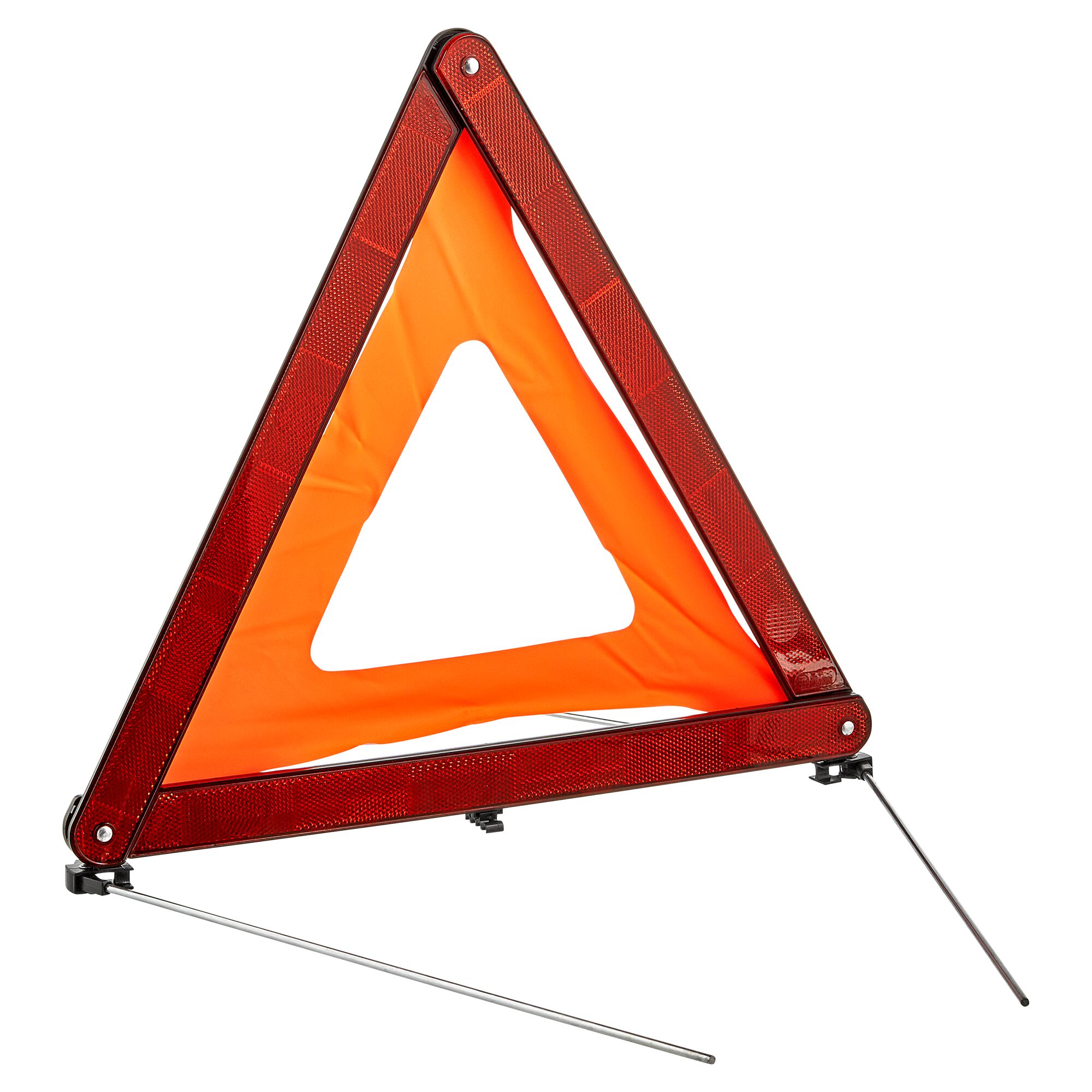 Zusammengeklapptes Warndreieck