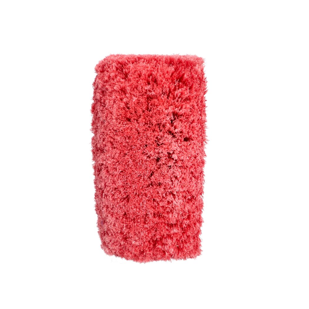 Rote Waschbürste