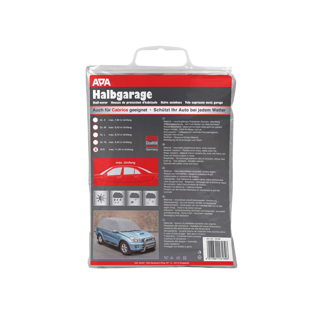 APA Halbgarage in Verpackung
