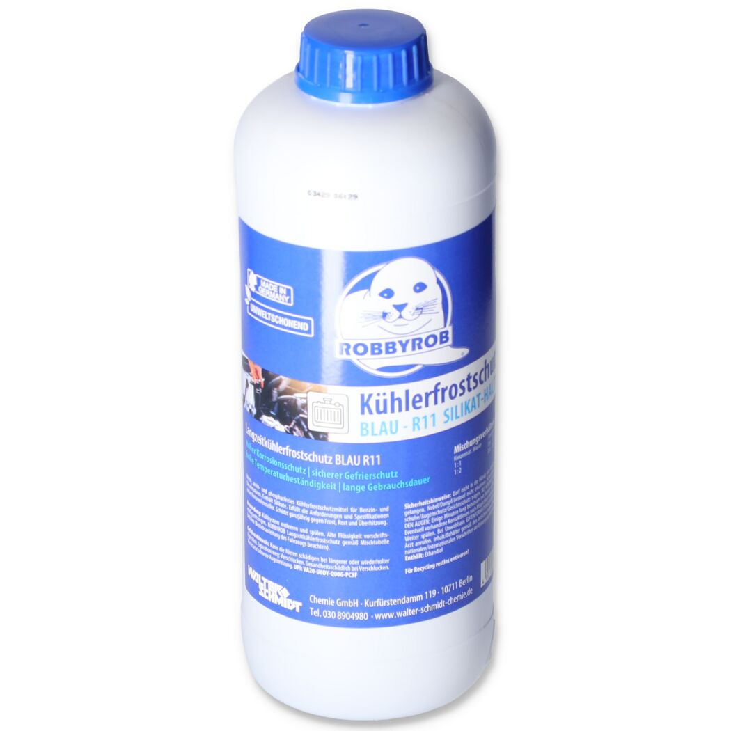 ROBBYROB Kühlerfrostschutz Blau - R11 Silikat-Haltig