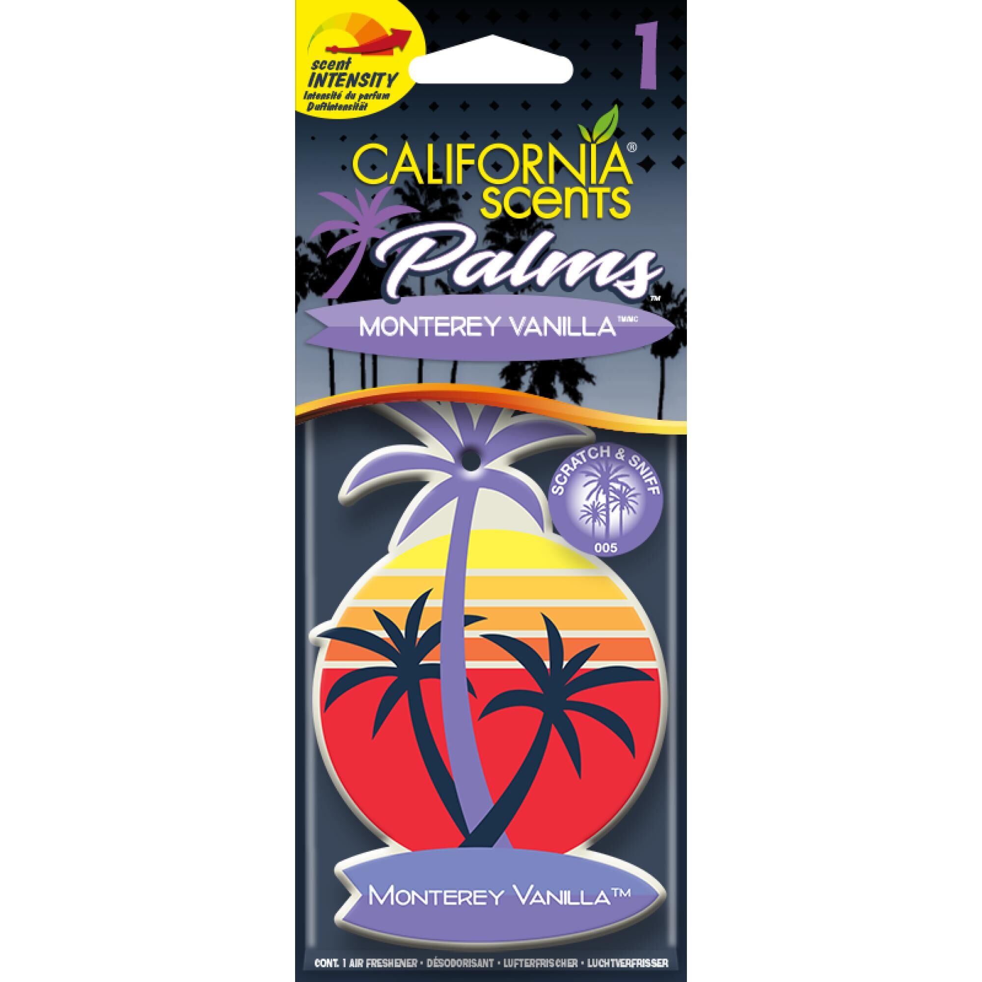 California Scents Palms Lufterfrischer Monterey Vanilla