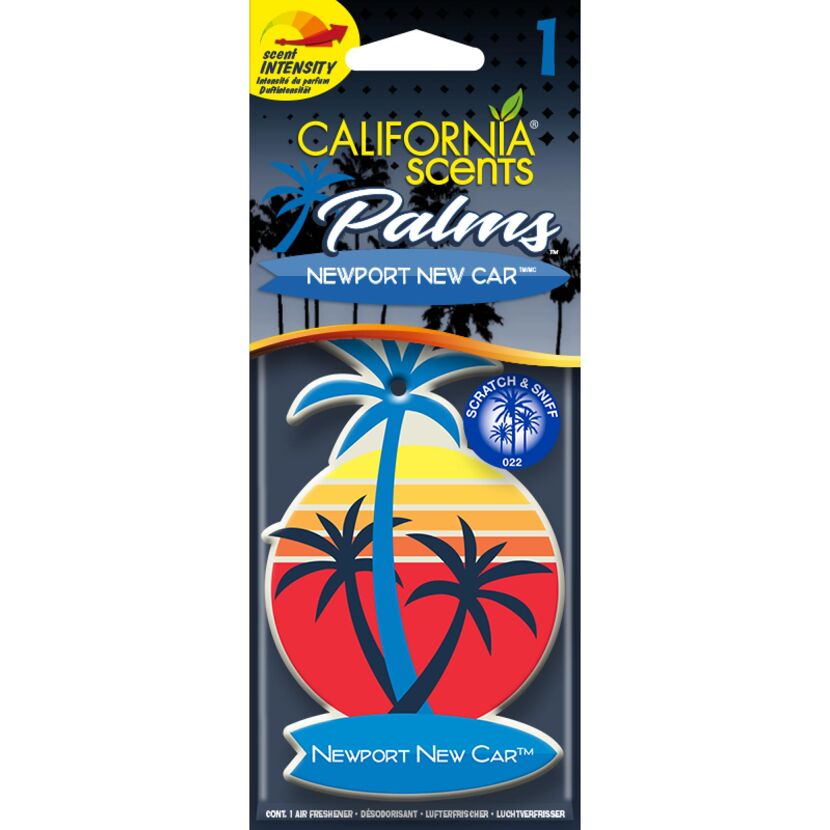 California Scents Palms Lufterfrischer Newport New Car