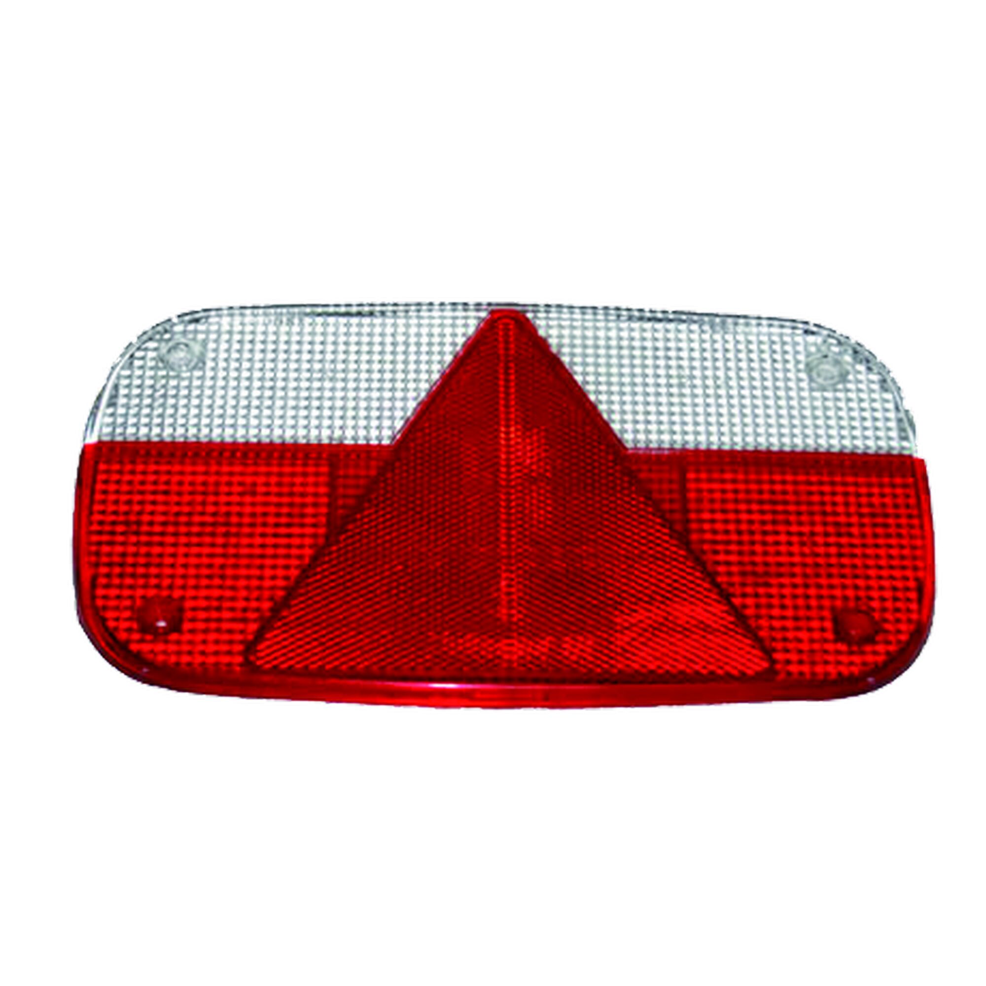 Rückleuchte mit dreieckigem Rückstrahler