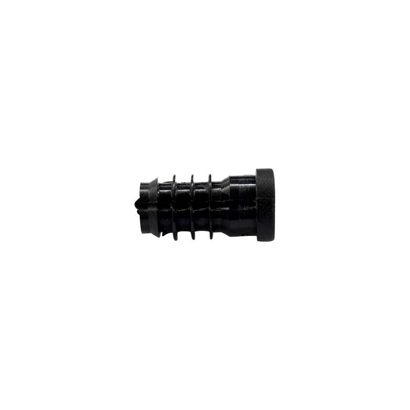 Schwarzer Gewindestopfen 20mm für Spriegel