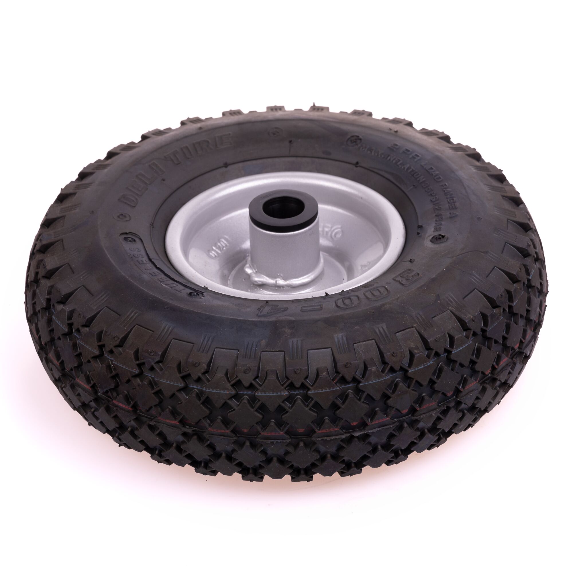 Luftbereiftes Rad mit Stahlfelge