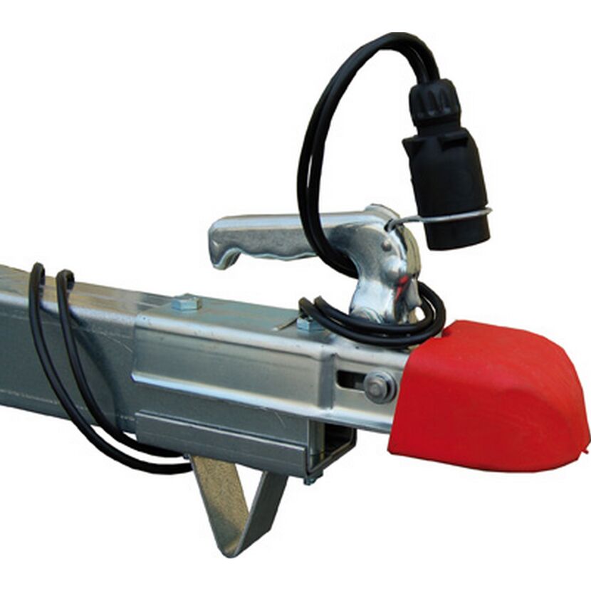 Kupplung mit Schutzkappe und Stecker