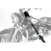 Motorrad mit Zurrgurt