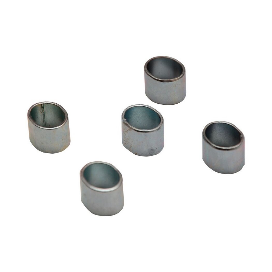 Fünf Metallösen für Planenschnur