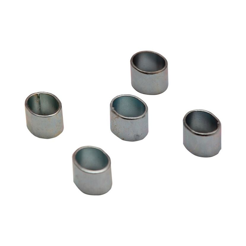 Fünf Metallösen für Planenschnur