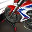 Motorrad auf Radhalter-Wippe fix stand alone