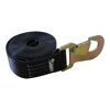 Schwarzes Gurtband mit Haken
