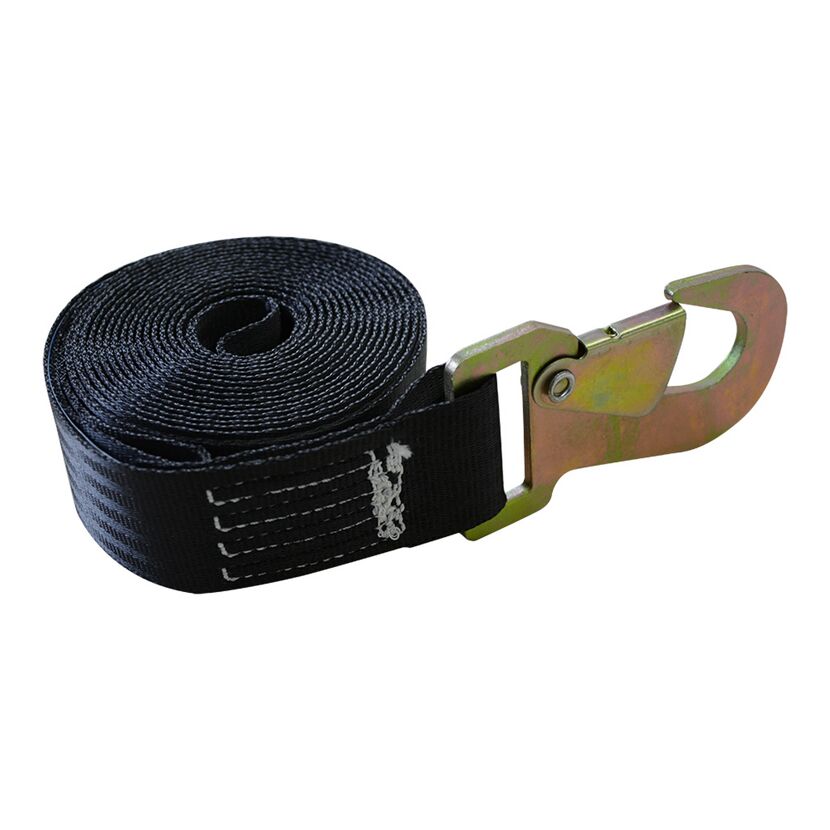 Schwarzes Gurtband mit Haken