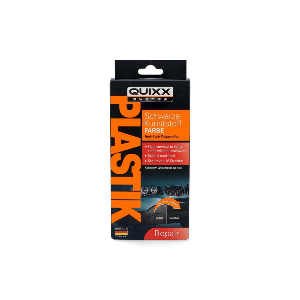 QUIXX schwarze Kunststoff Reparatur Farbe