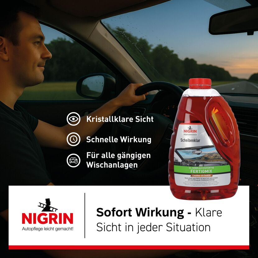 Scheibenreiniger 'Perfomance Leather & Cookie' transparent 3000 ml
