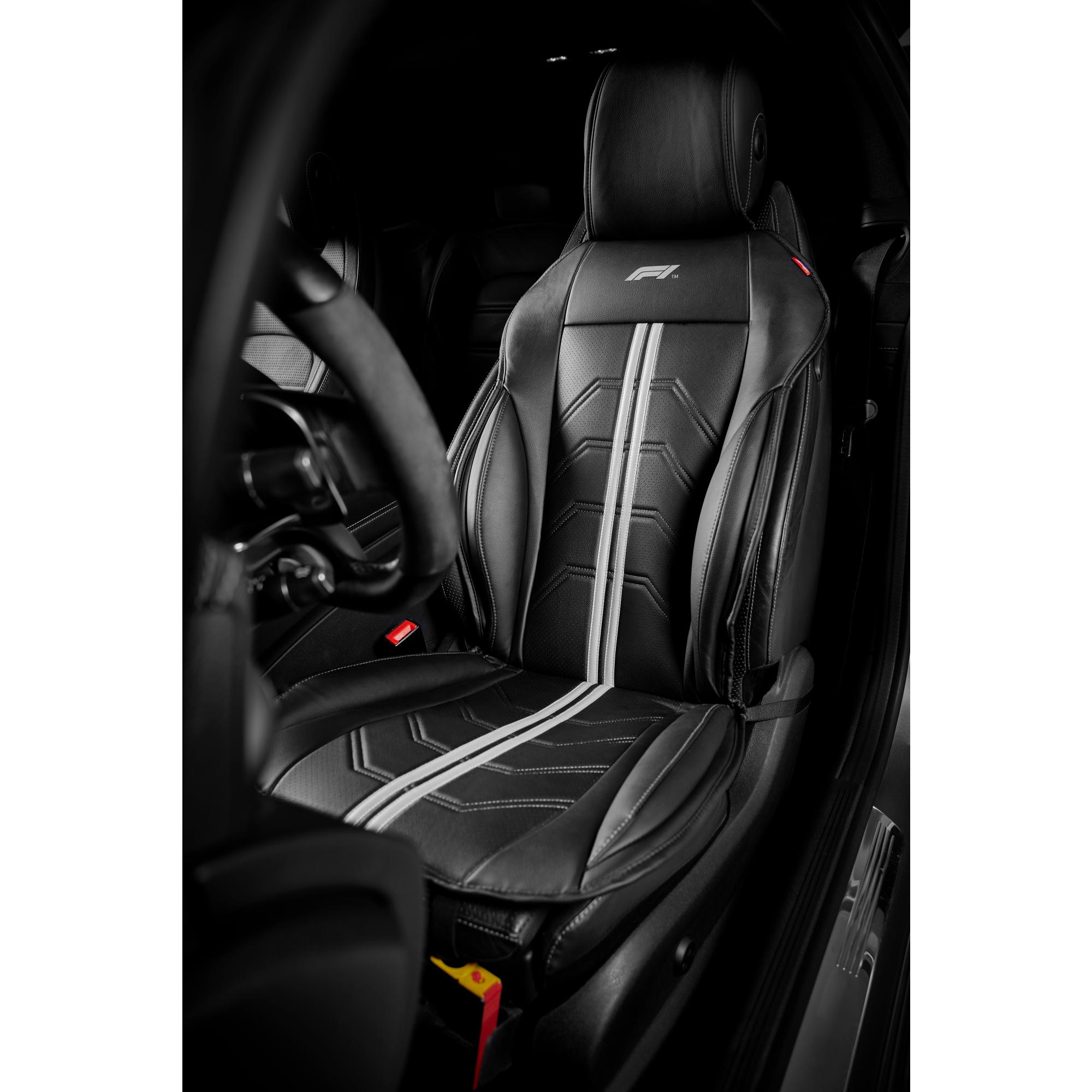 Auto-Sitzauflage 'SC160' schwarz/weiß + product picture