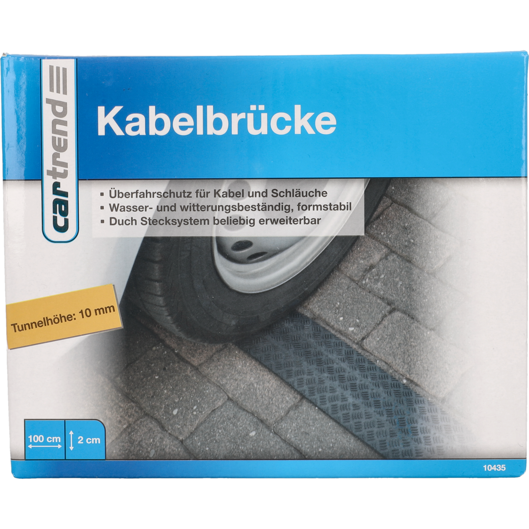 Kabelbrücke schwarz 100 cm