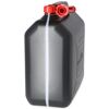 Schwarzer Benzinkanister 20l aus Kunststoff