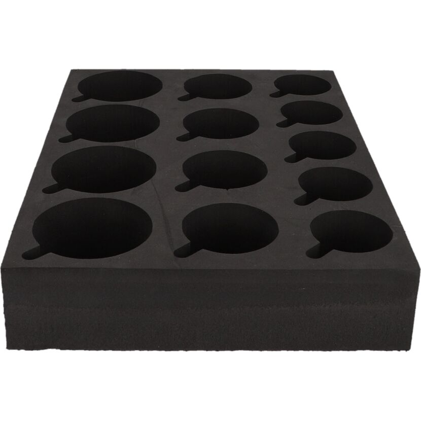 Glas- und Tassenhalter schwarz 34 x 25 x 6 cm