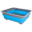 Geschirrabtropfer blau faltbar 36,5 x 32,5 x 6/13 cm