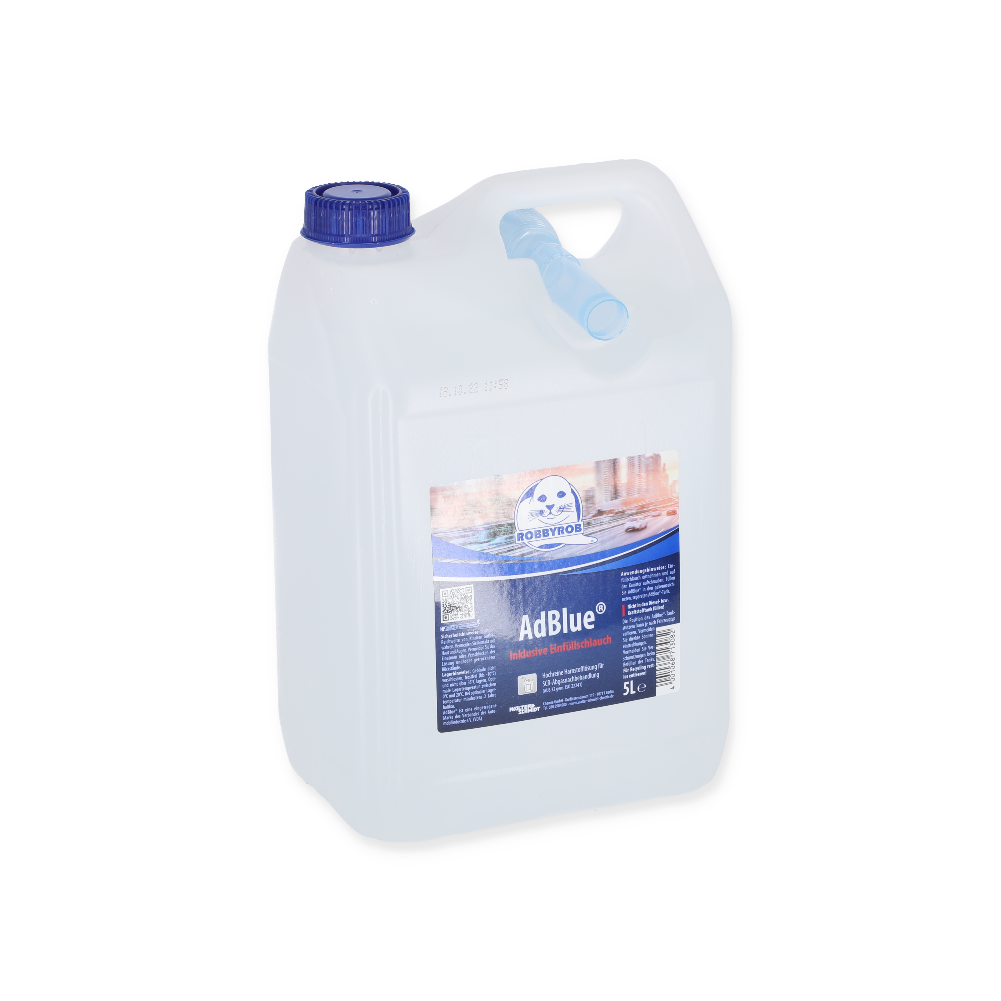 Cartechnic AdBlue® Harnstofflösung 5l inklusive Füllschlauch flexibel