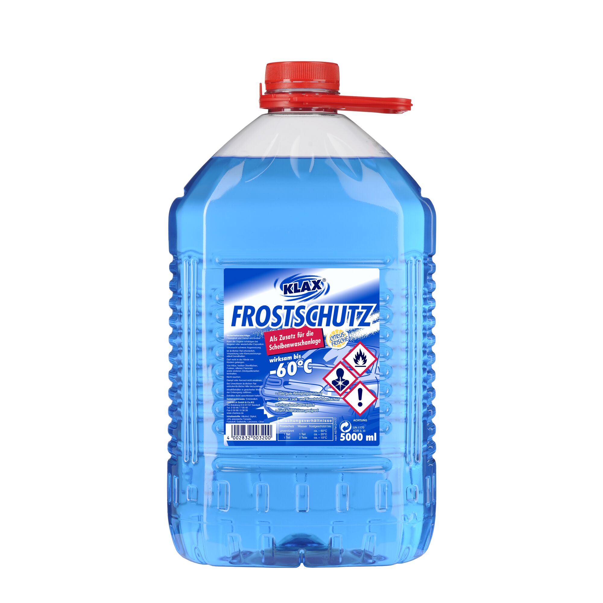 KLAX Frostschutz für die Scheibenwaschanlage, 5 l