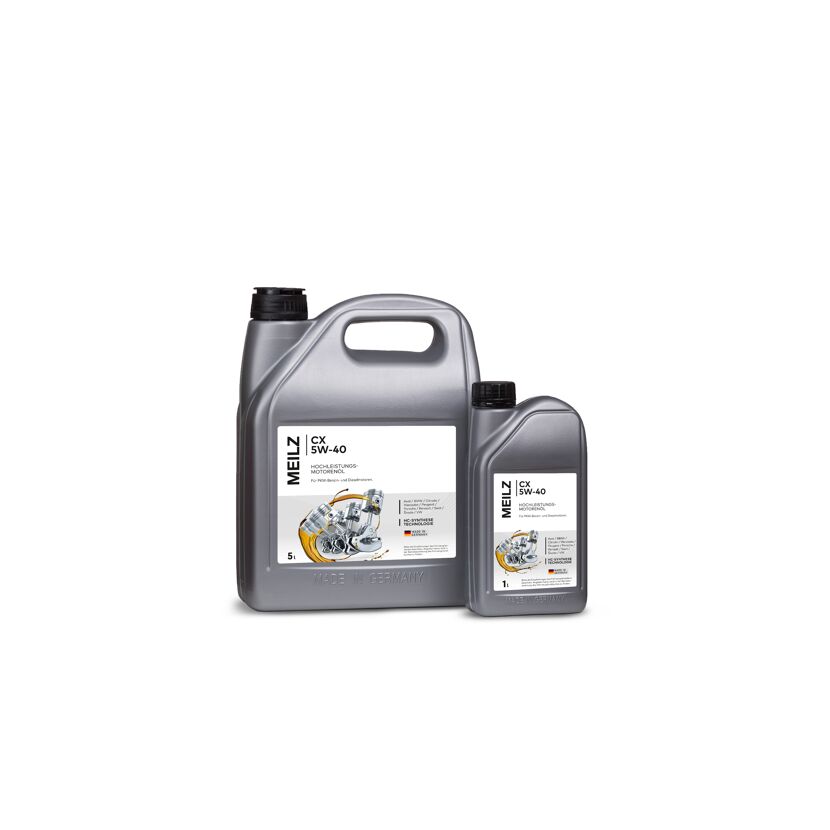 Zwei Flaschen MEILZ CX 5W-40 Motoröl