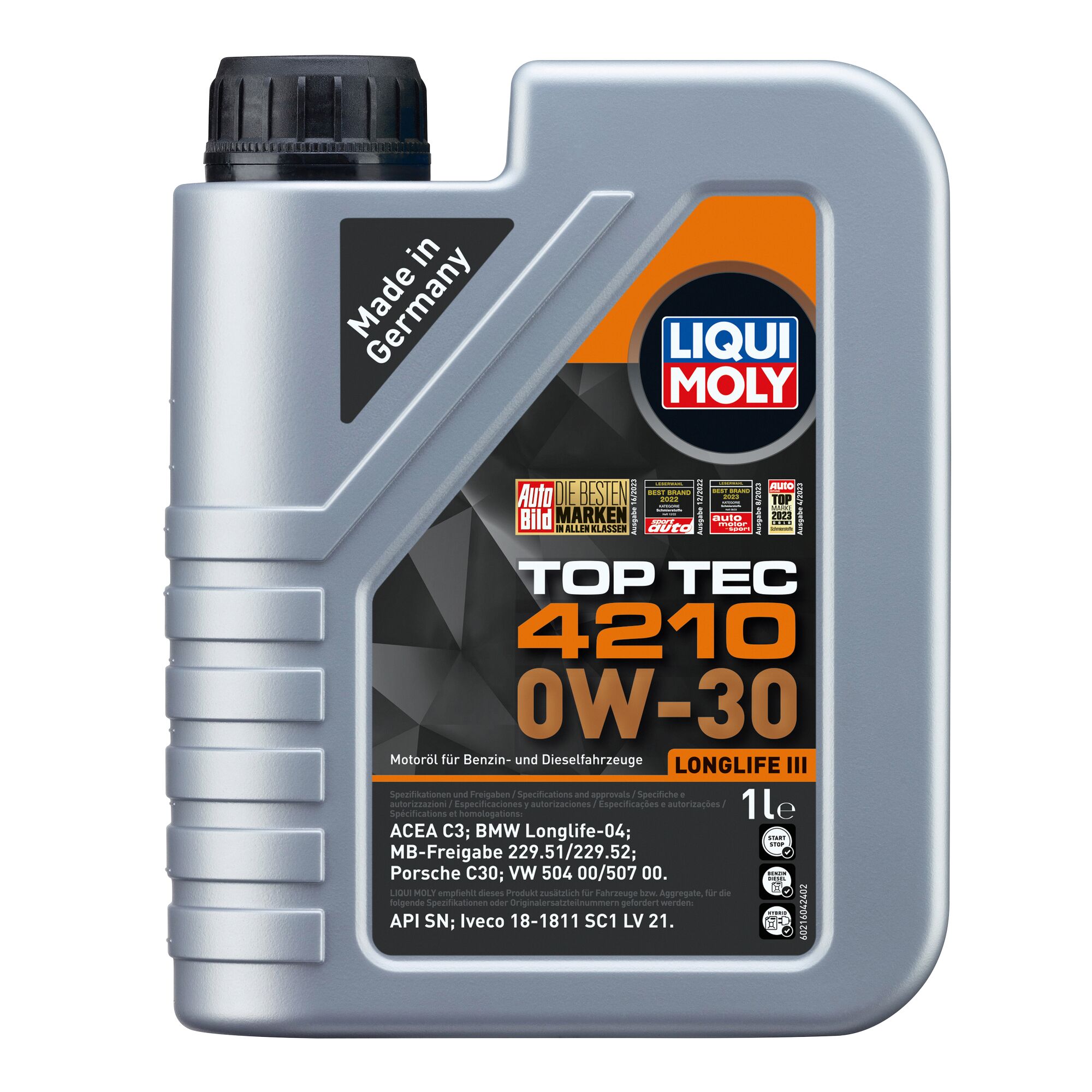 Liqui Moly Top Tec 4210 0W-30 Motoröl