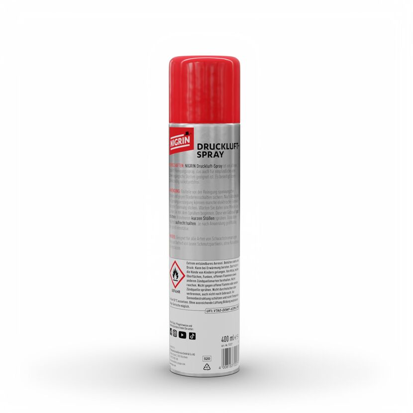 Druckluftspray transparent 400 ml