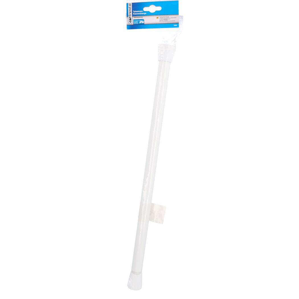 Cartrend Teleskop-Klemmstange weiß 47-85 cm