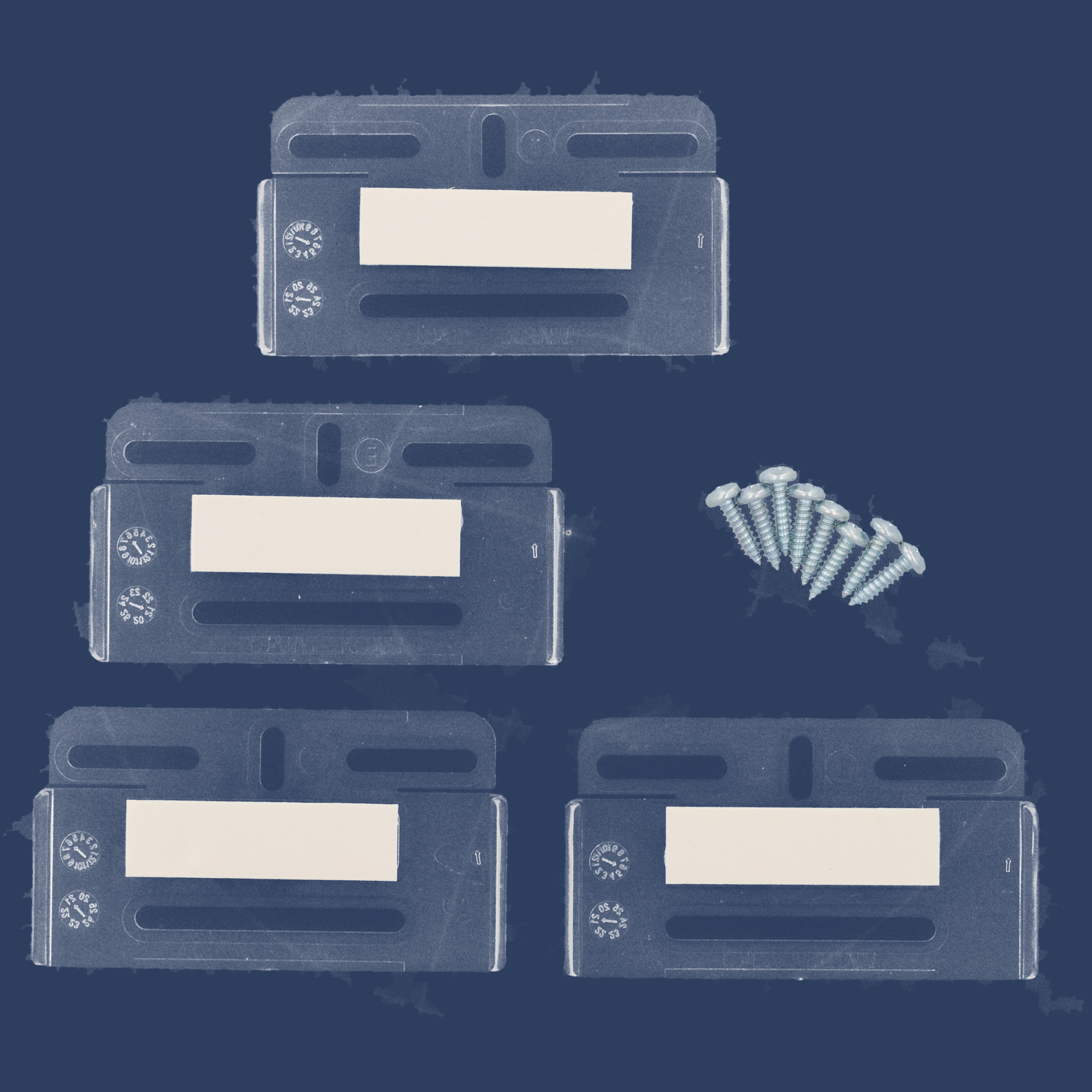 KFZ-Kennzeichenhalter 'Simple-Fix' transparent für EURO Norm-Kennzeichen