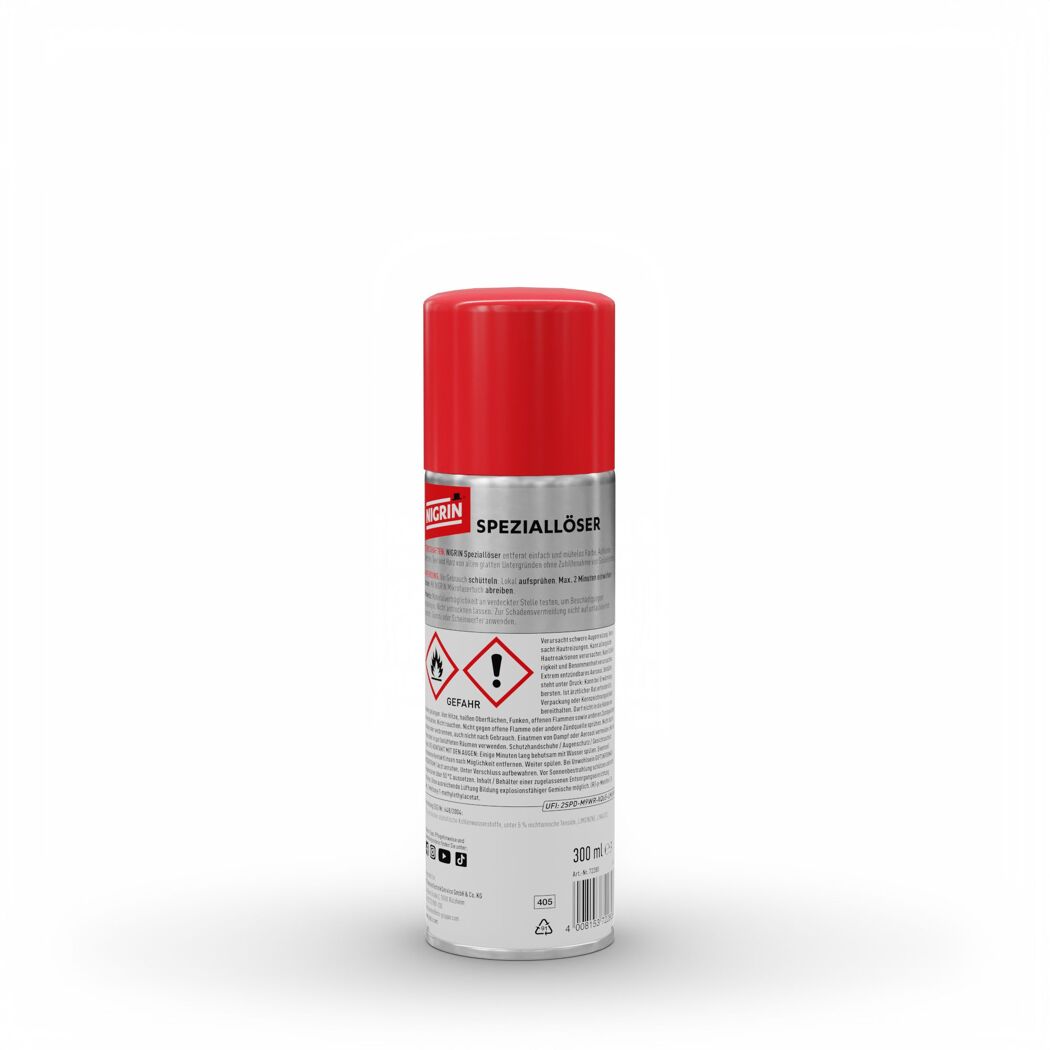 Lösemittel transparent 300 ml in Sprühdose.