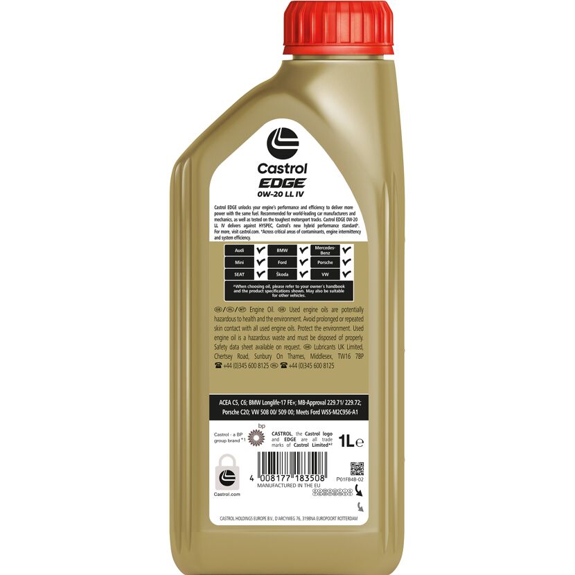 Motorenöl 'Edge 0W-20 LL IV' 1 l