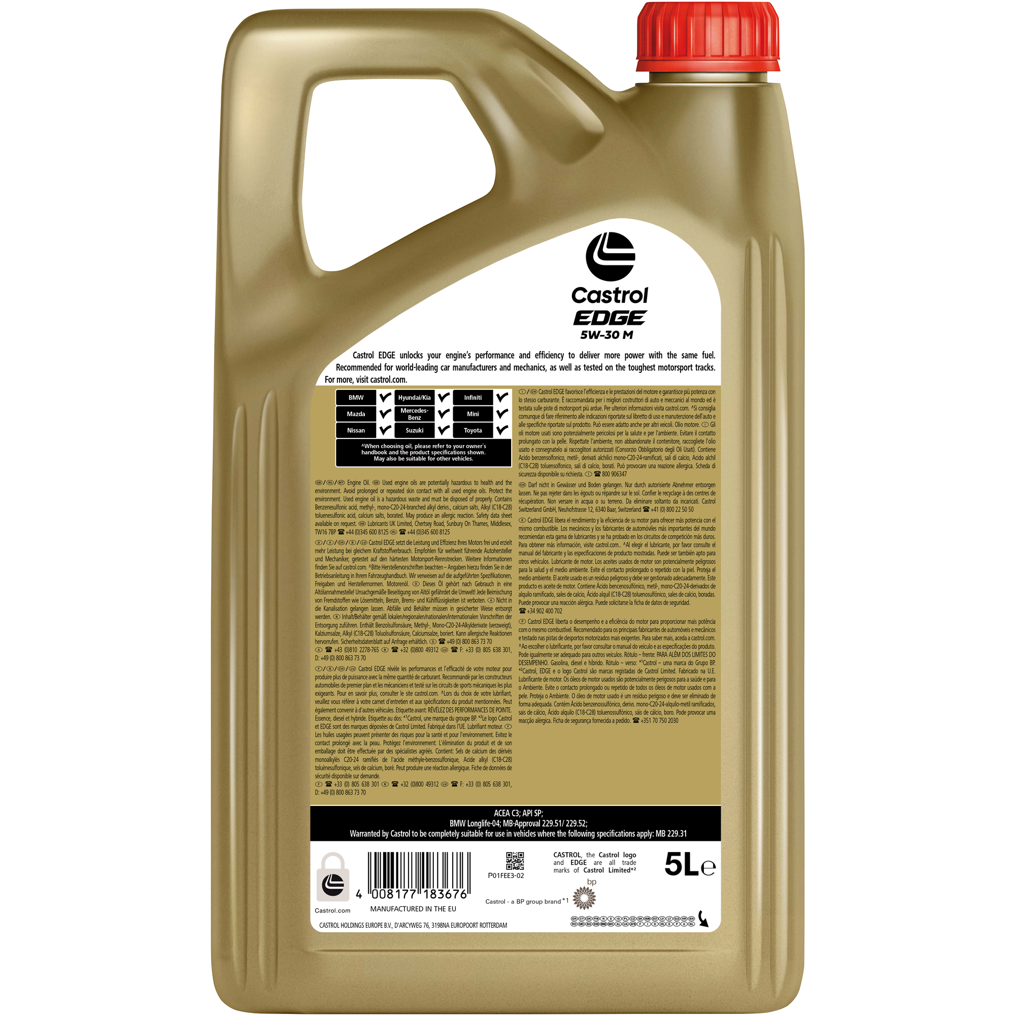 Motorenöl 'Edge 5W-30 M' 5 l