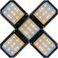 Zusammenklappbare Campingleuchte mit LEDs