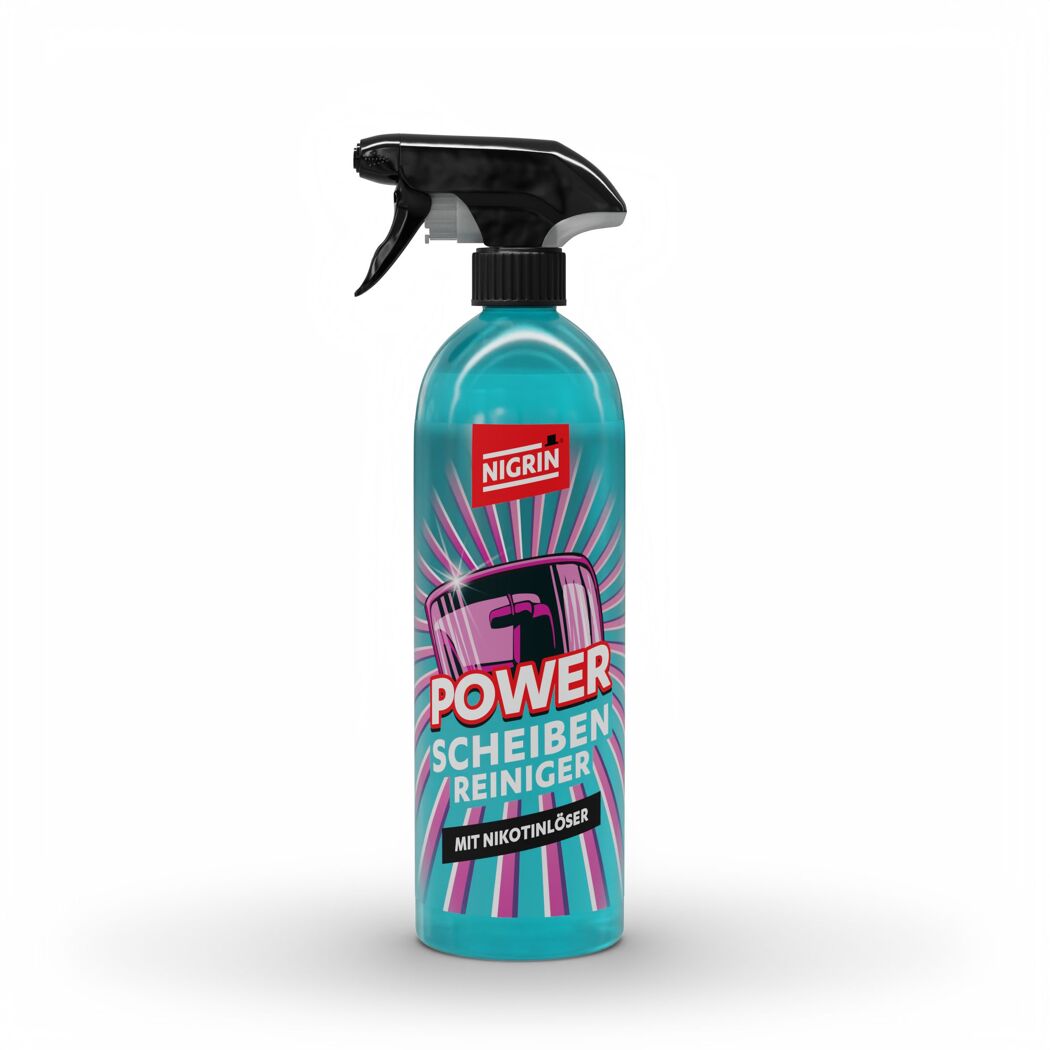 NIGRIN Scheibenreiniger 'Power' in transparenter Sprühflasche
