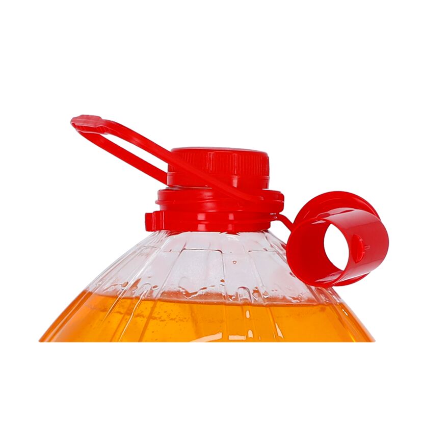 Flasche mit rotem Ausgießer