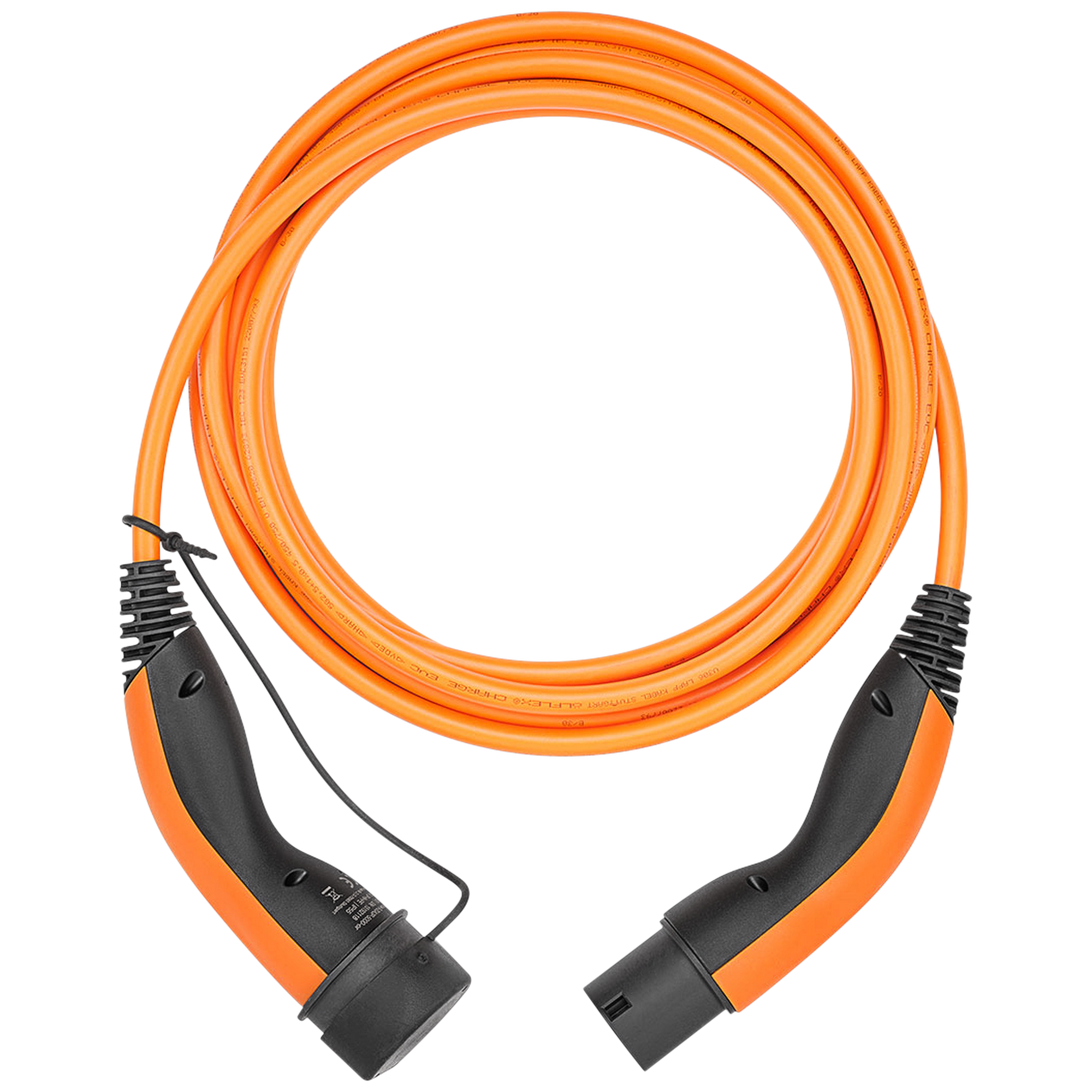 Standart-Ladekabel orange Typ 2, bis zu 22 kW, 5 m für Elektro- und Hybridfahrzeuge + product picture